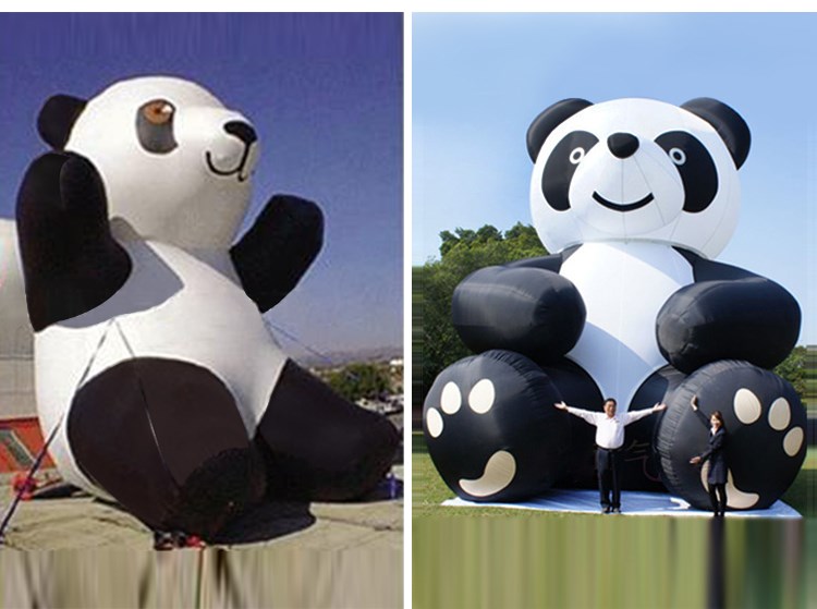 临洮充气熊猫展示